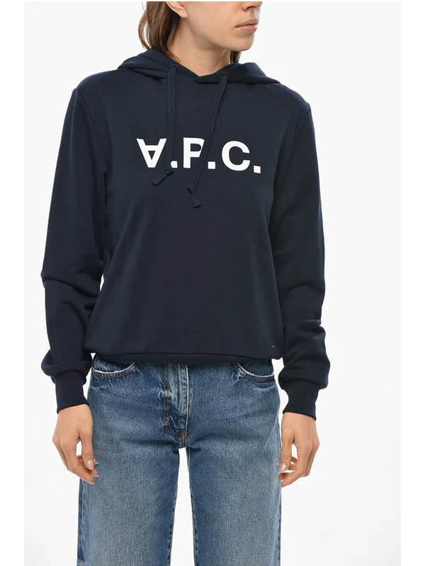 A.P.C. Navy Hoodies