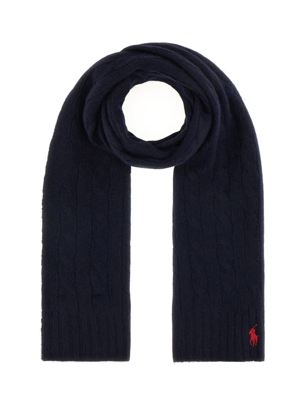 Polo Ralph Lauren Navy Wool Mufflers