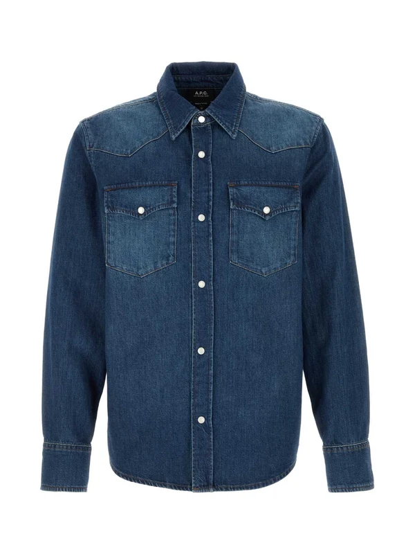 A.P.C. Blue Shirts