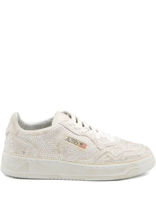 Autry White Low Top Sneakers