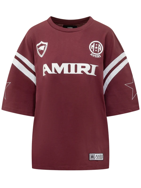 Amiri Burgundy Half Sleeve