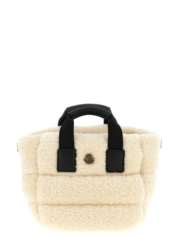 Moncler White Tote Bags