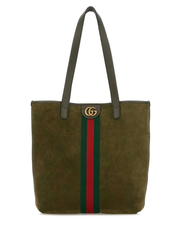 Gucci Ophidia Medium Green Tote Bags