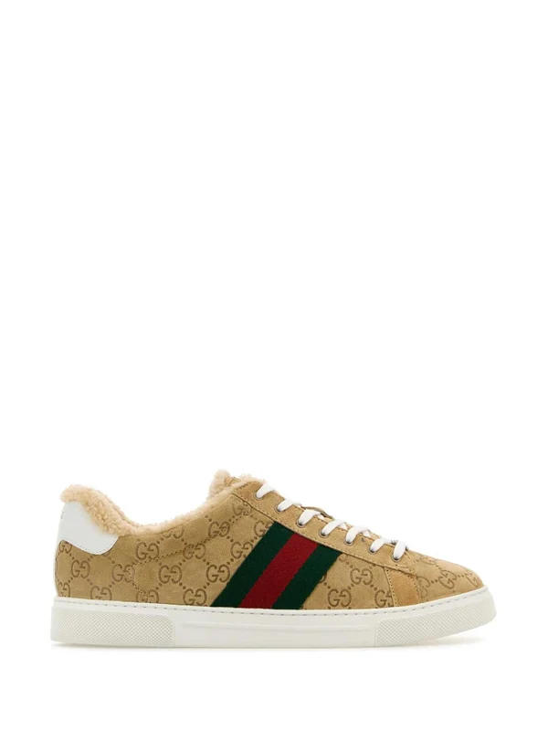 Gucci Brown Low Top Sneakers