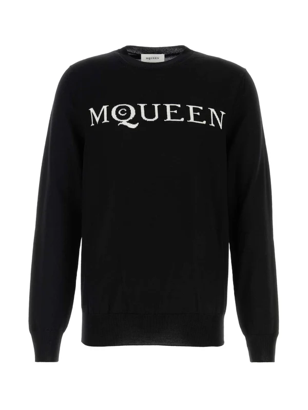 Alexander Mcqueen Black Knitted