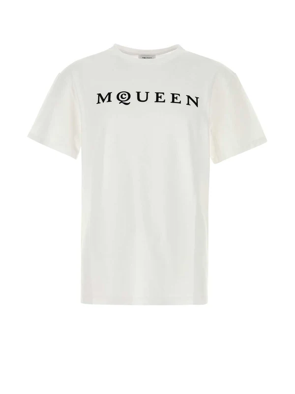 Alexander Mcqueen White Half Sleeve