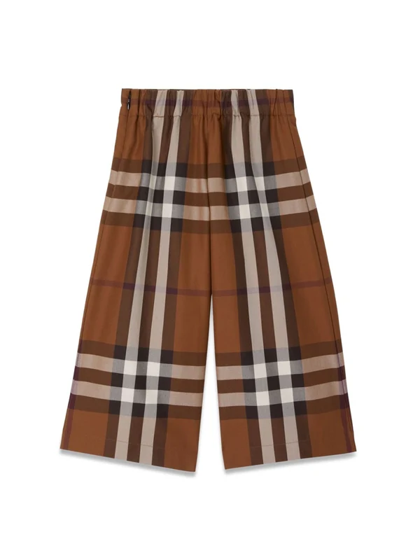 Burberry Brown Checked Trousers