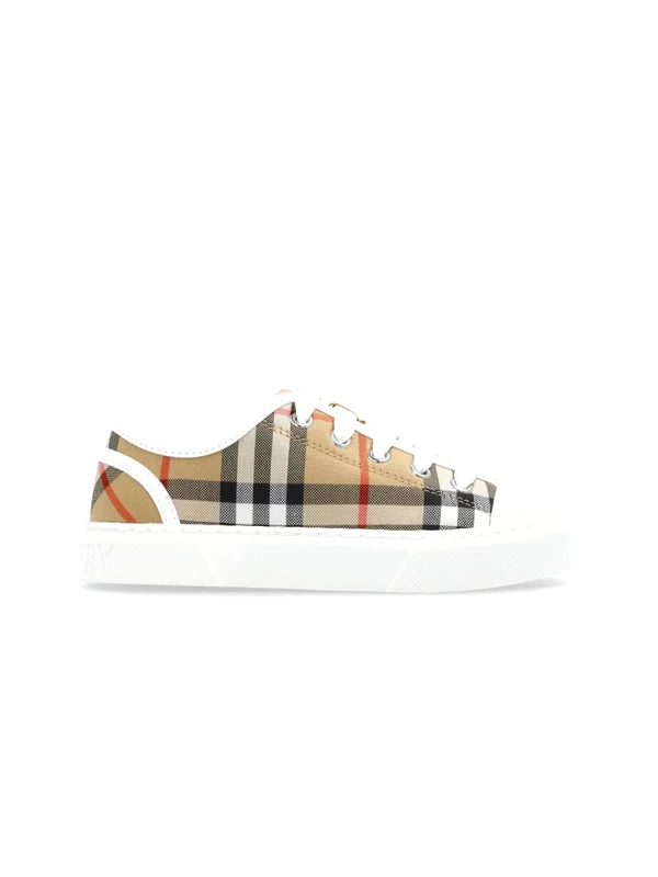 Burberry Beige Low Top Sneakers