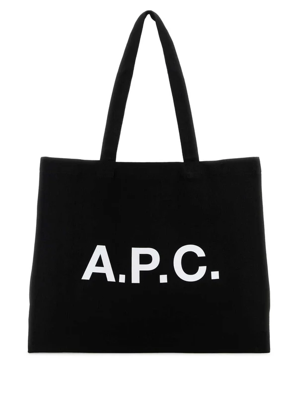 A.P.C. Black Tote Bags