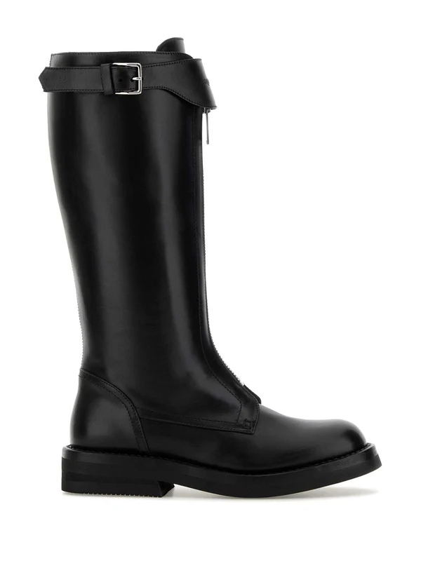 Alexander Mcqueen Black High Boots