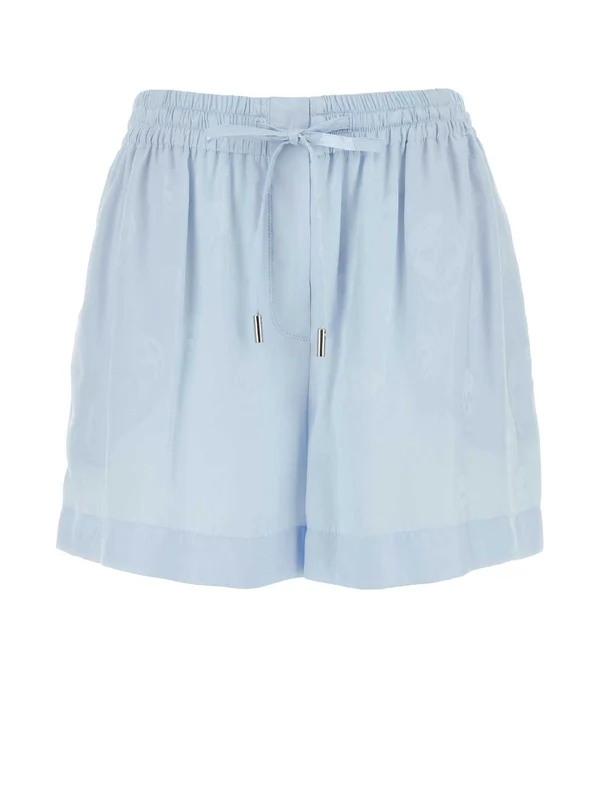Alexander Mcqueen Blue Shorts