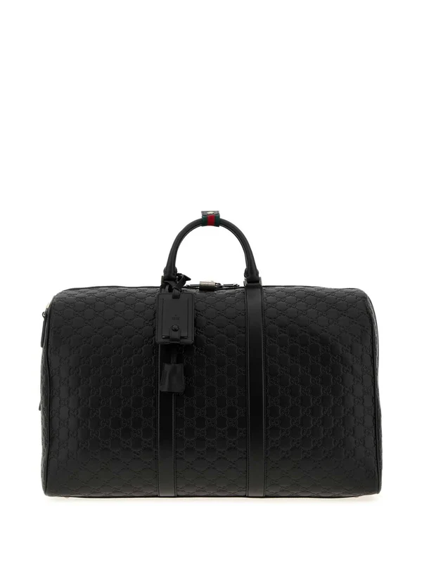 Gucci Black Boston Bags