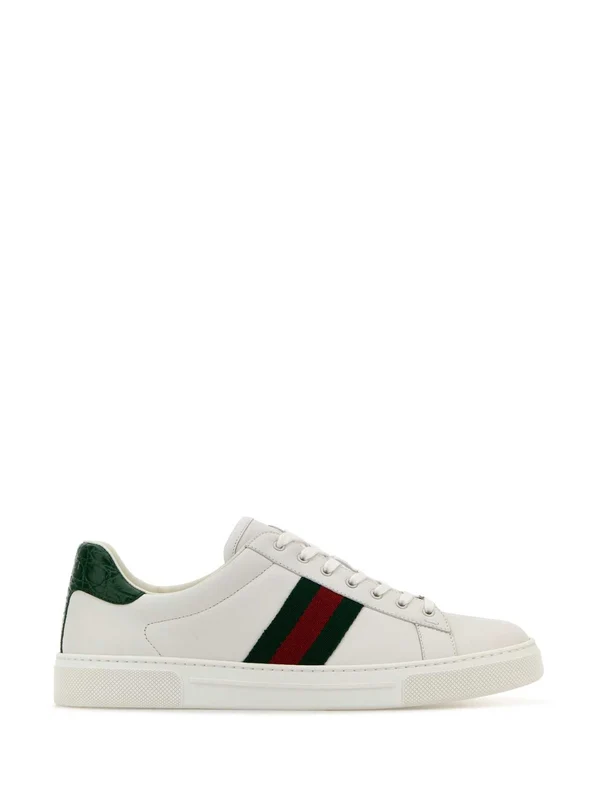 Gucci White Low Top Sneakers