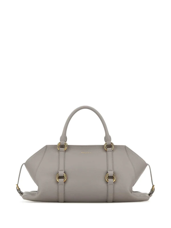 Alexander Mcqueen Grey Tote Bags