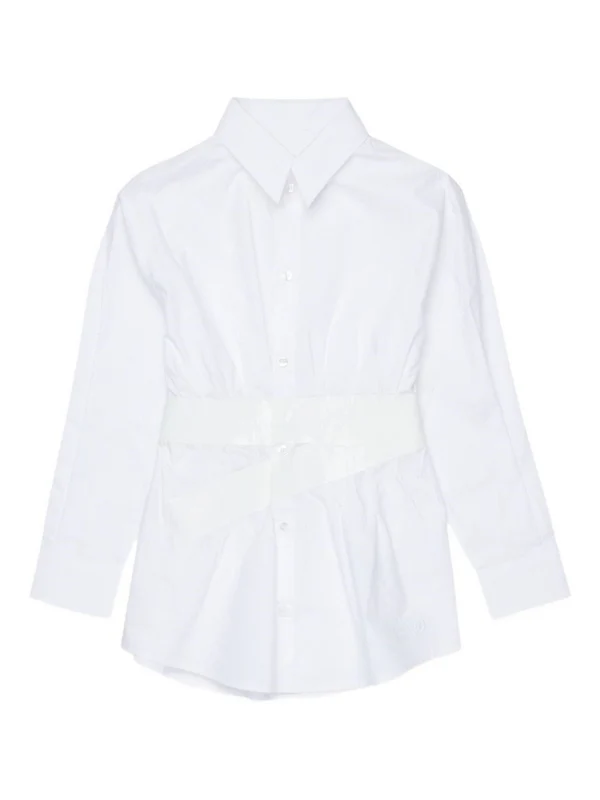 Mm6 Maison Margiela White Shirts & Blouses