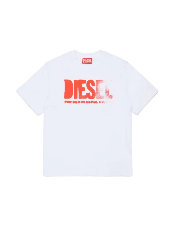 Diesel White Half Sleeve
