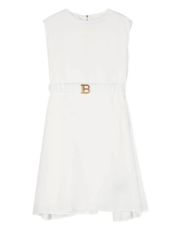 Balmain White Dress