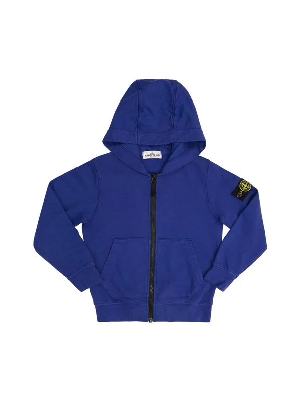 Stone Island Blue Hoodies