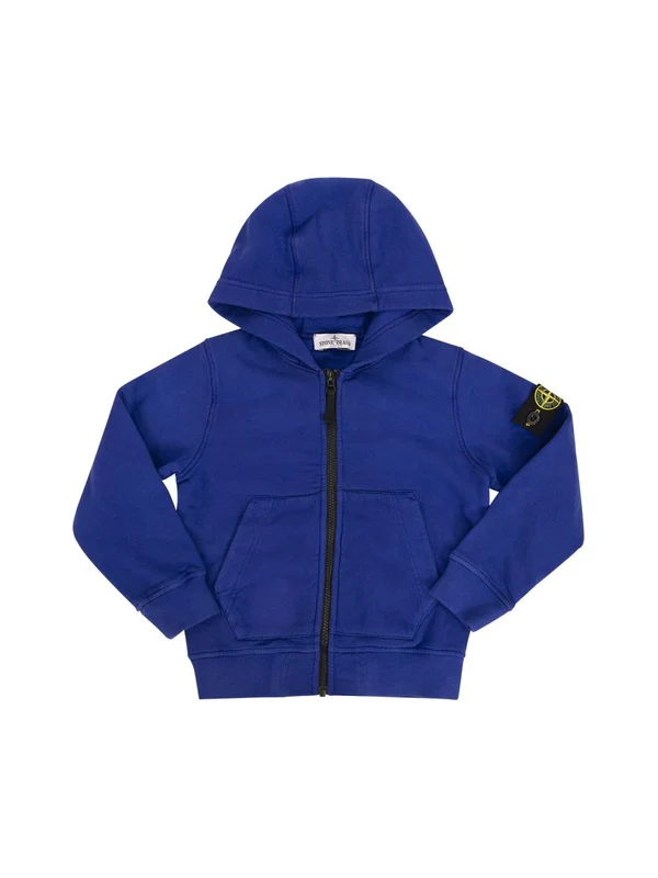 Stone Island Blue Hoodies