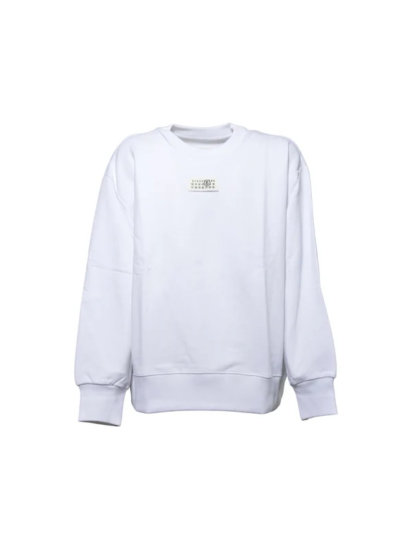Mm6 Maison Margiela White Sweatshirts