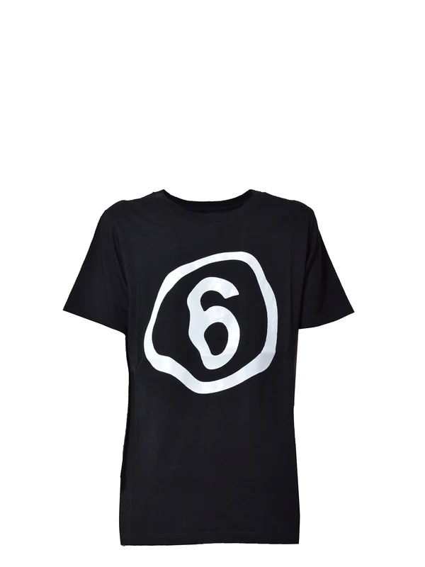 Mm6 Maison Margiela Black Half Sleeve