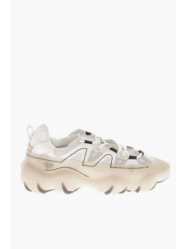 Diesel White Low Top Sneakers