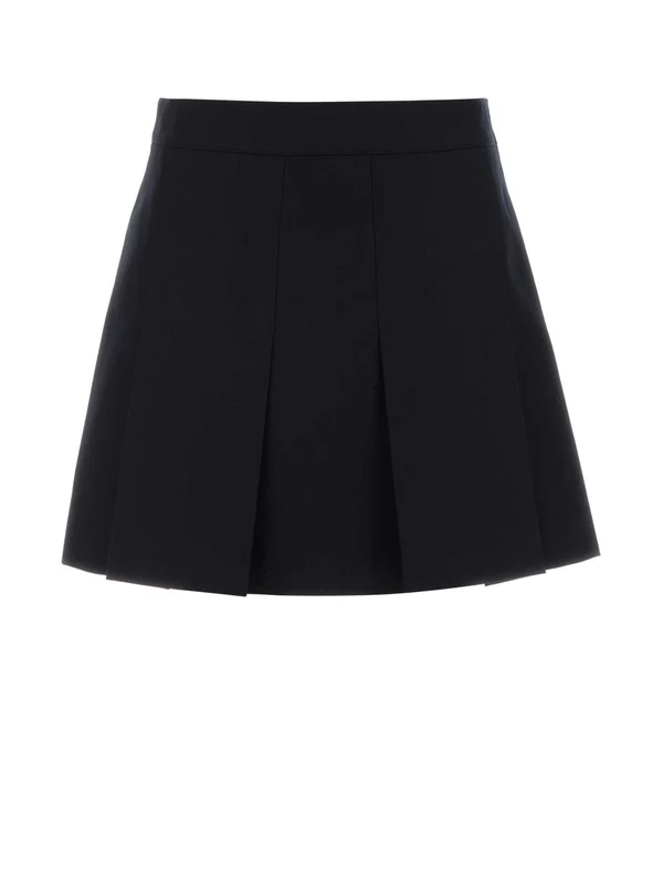 Pintuck Pleated Skirt