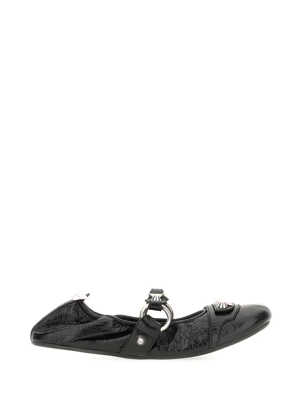 Balenciaga Black Flat Shoes