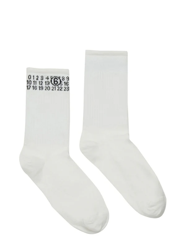 Mm6 Maison Margiela White Socks