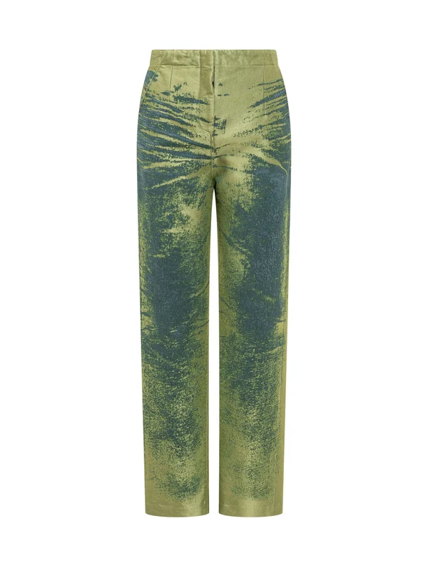 Washing Detail Denim Pants