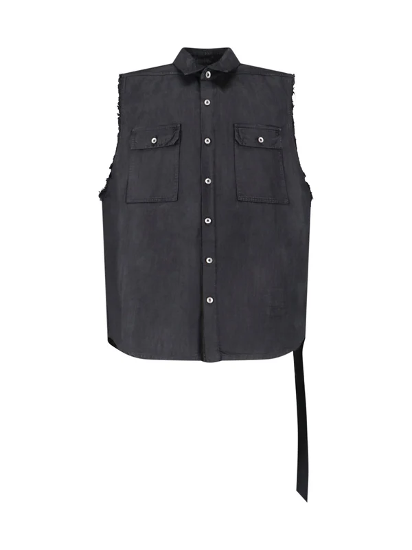 Rick Owens Drkshdw Black Vests
