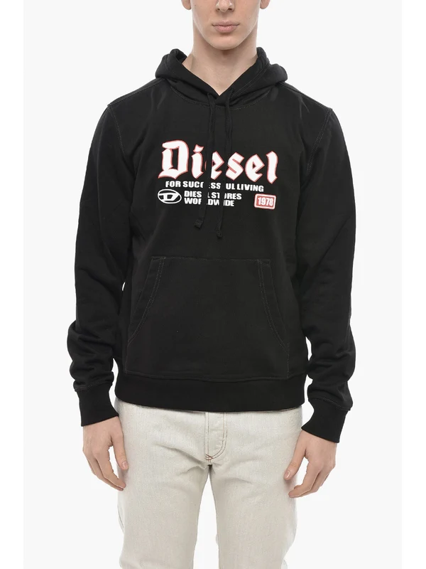 Diesel Black Hoodies