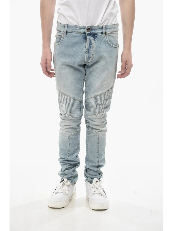 Balmain Blue Denim Pants