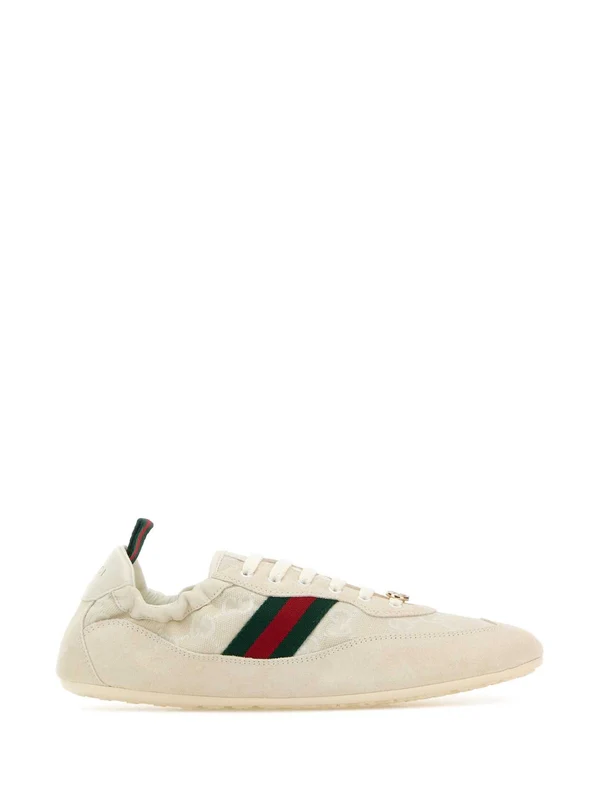 Gucci White Low Top Sneakers