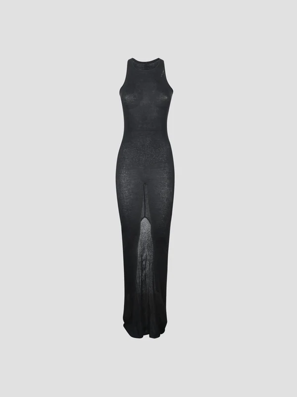 Rick Owens Black Long Dress