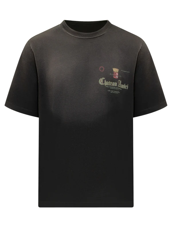 Amiri Black Half Sleeve