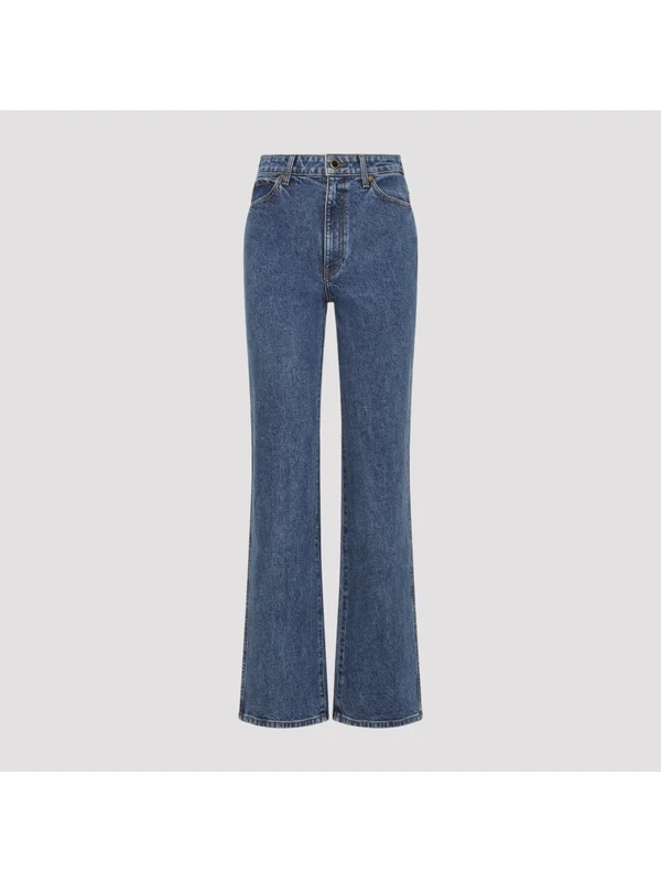 Khaite Blue Denim Pants - Image 3