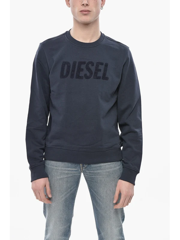 Diesel Navy Sweatshirts