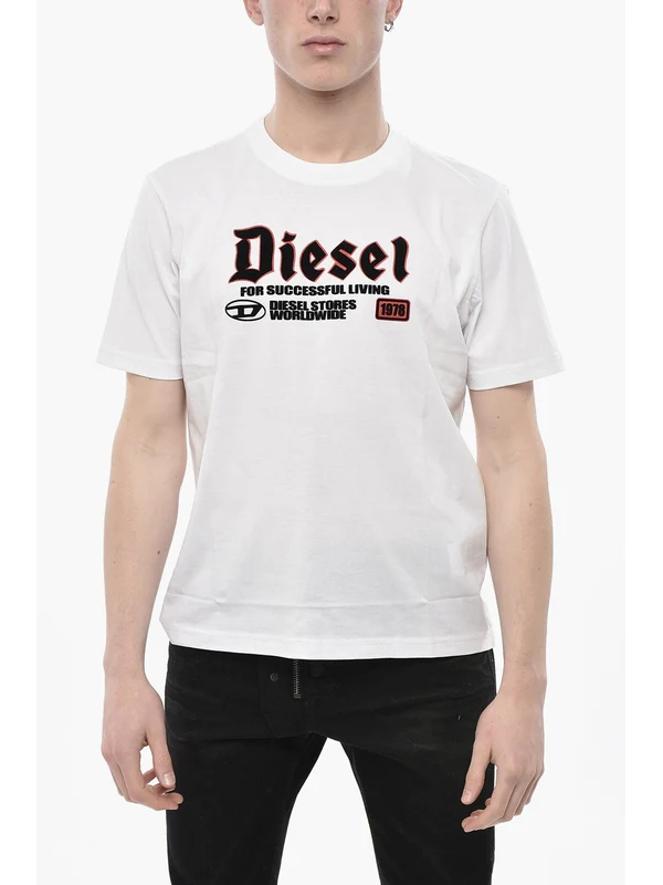 Diesel White Half Sleeve