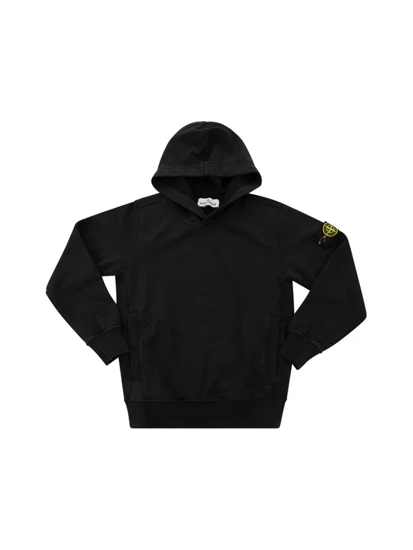 Stone Island Black Hoodies