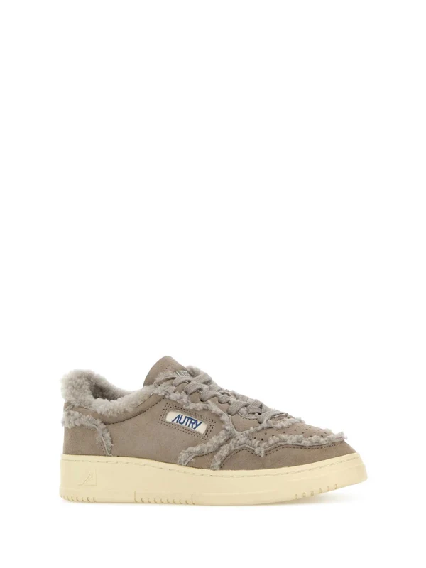Autry Beige Low Top Sneakers - Image 2