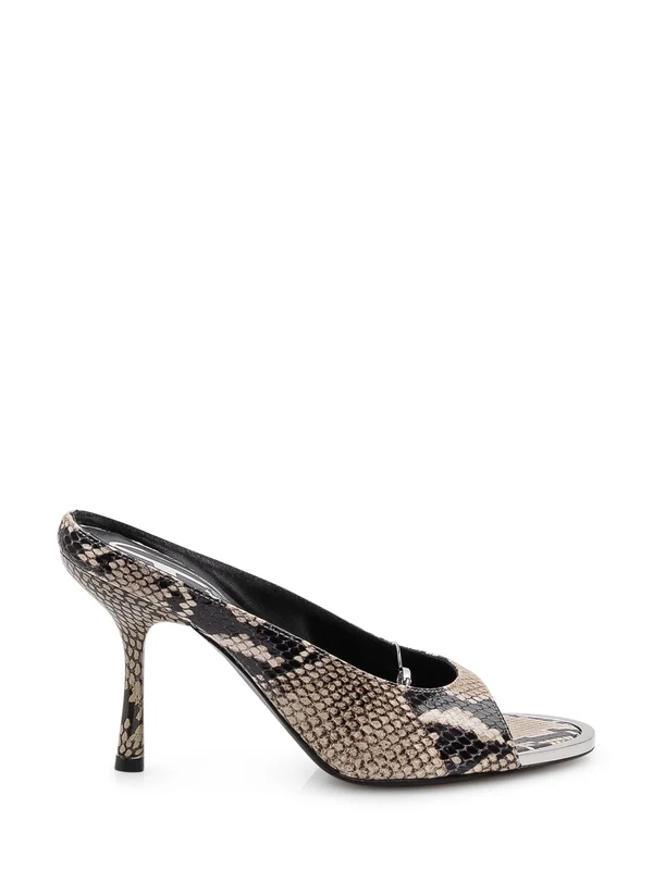 Diesel Animal Pattern Sandal Heels