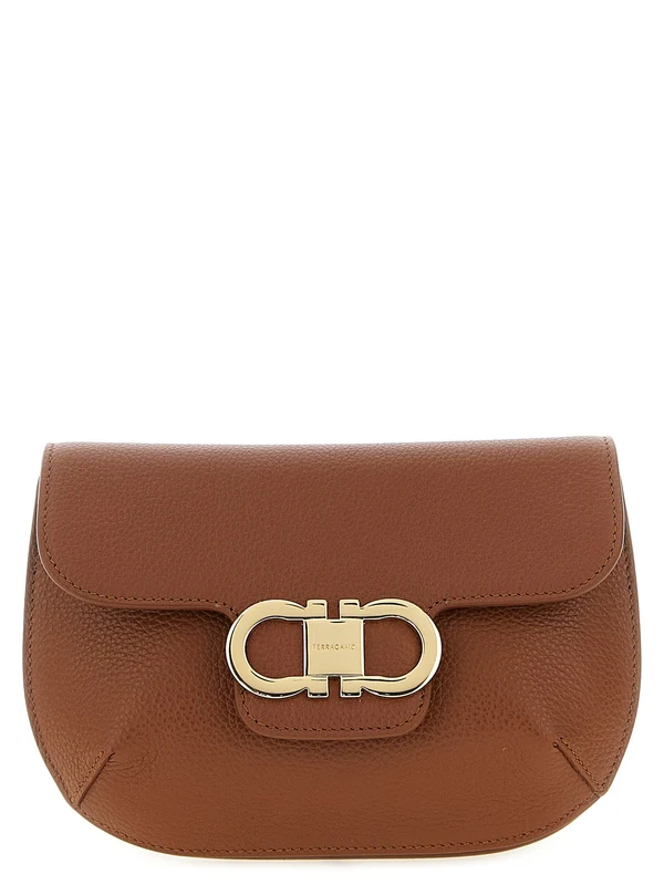 Ferragamo Brown Crossbody & Shoulder Bags