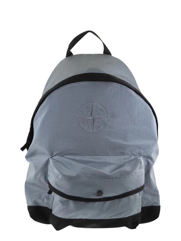 Stone Island Blue Backpacks
