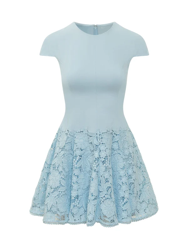 Flower Lace Lace Mini Dress