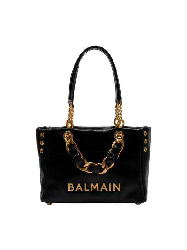 Balmain Black Tote Bags