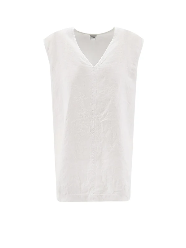 Aspesi White Sleeveless