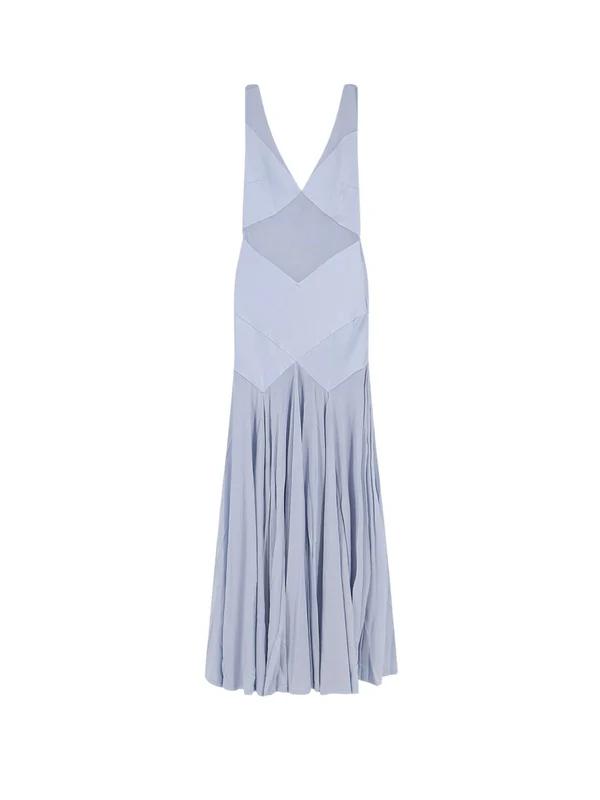 Self-Portrait Blue Long Dress