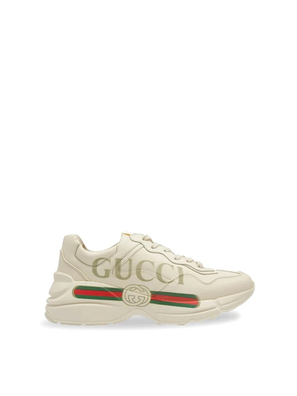 Gucci Ivory Low Top Sneakers