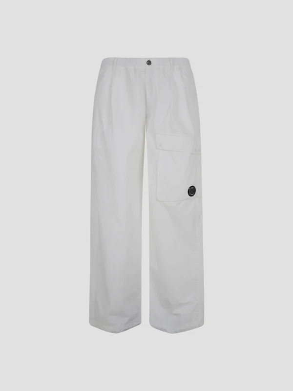 C.P. Company White Casual Pants
